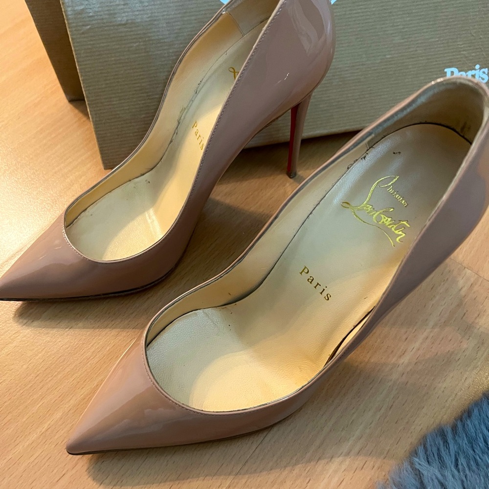 Christian Louboutin Blush Patent Heels